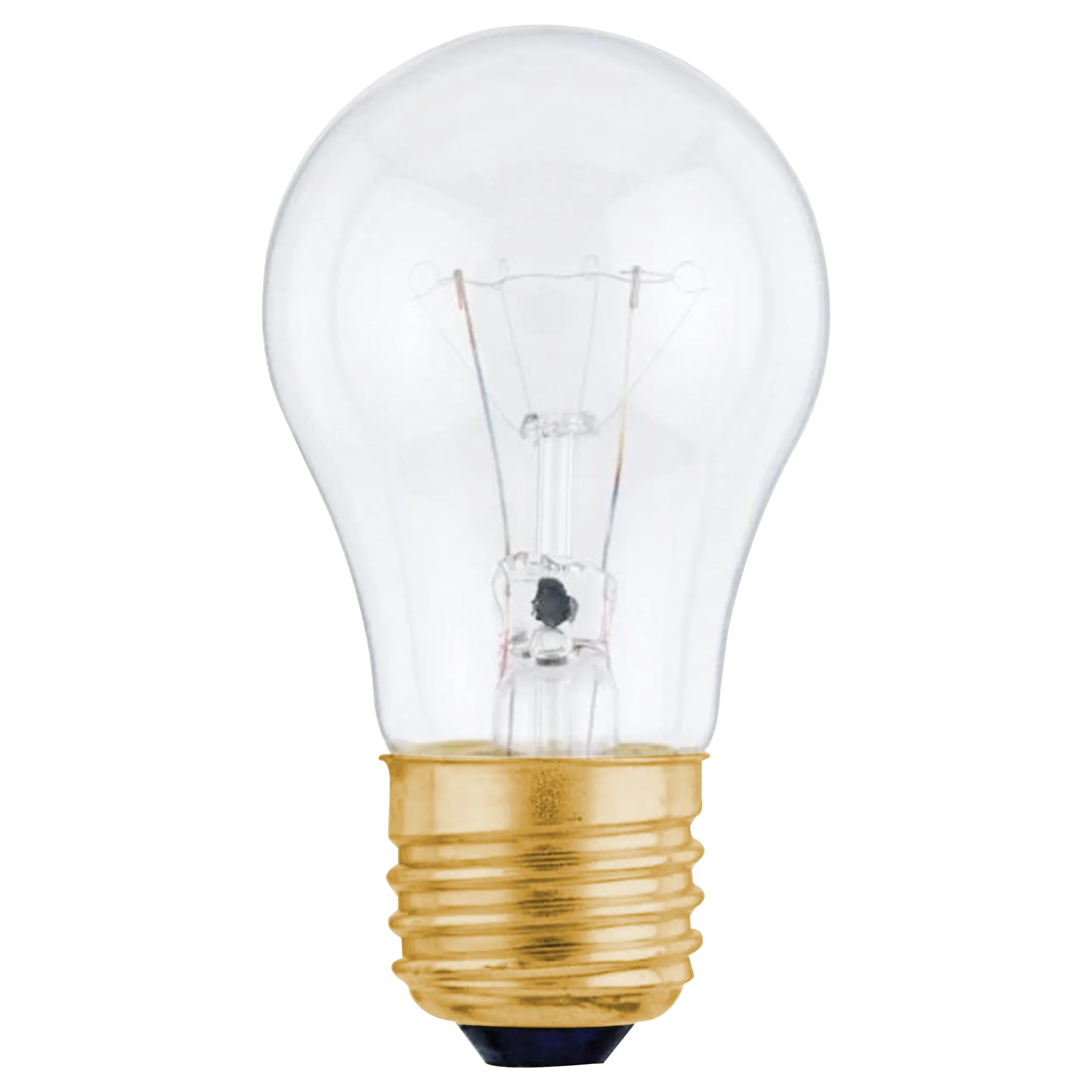 Westinghouse 0400100 40 Watt Incandescent A15 Clear - 2700 Kelvin - Warm White - 350 Lumens - E26-Medium Base - 120 Volt - Card