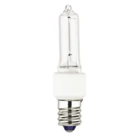 Westinghouse 0624400 40 Watt Halogen T3 Single-Ended Xenon Krypton Clear - 2800 Kelvin - Warm White - 560 Lumens - E12-Candelabra Base - 120 Volt - Card