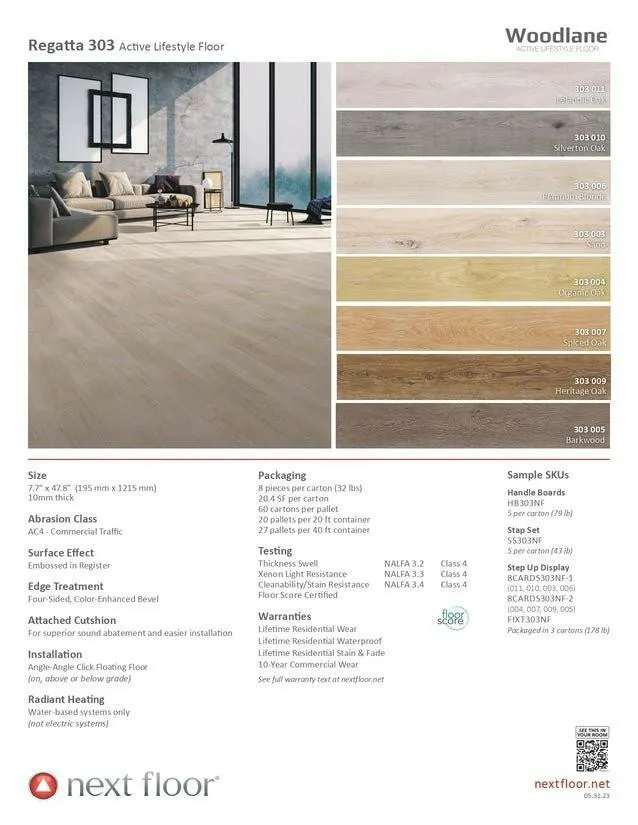 White Sand 303 003 - Nextfloor Laminate Regatta 303